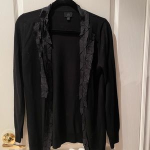 Banana Republic Merino wool sweater cardigan. Black.